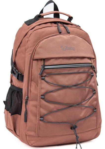 Young 51537 Pink Pembe Unisex Çok Cepli Suya Dayanıklı Sırt Çantası fiyatları