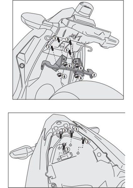 4108FZ KAWASAKI NINJA 300 (13-18) Arka Çanta Taşıyıcı modelleri