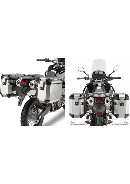 Gıvı Pl1111cam Honda Nc 700 X-S - Nc 750 X-S - Nc 750 X-S Dct (12-15) Yan Çanta Taşıyıcı