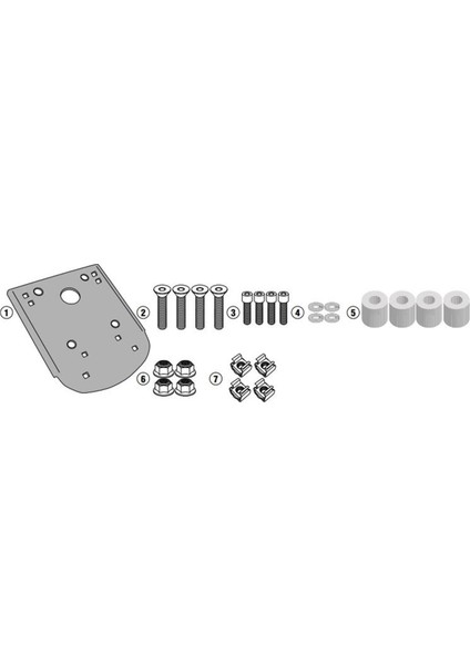 SR3116 SUZUKI V-STROM 250 (17-20) Arka Çanta Taşıyıcı