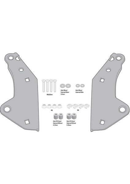 SR1186 Honda Forza 750 (21) - X-Adv 750 (21) Arka Çanta Taşıyıcı fiyatları