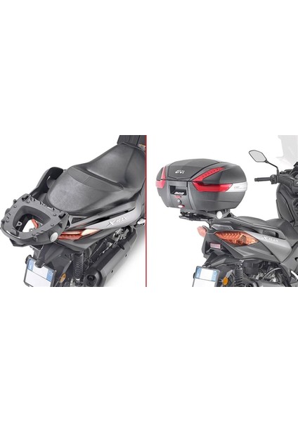 SR2150 Yamaha X-Max 125 (18-20) - X-Max 250-300 (17-20) - X-Max 400 (18-20) Arka Çanta Taşıyıcı