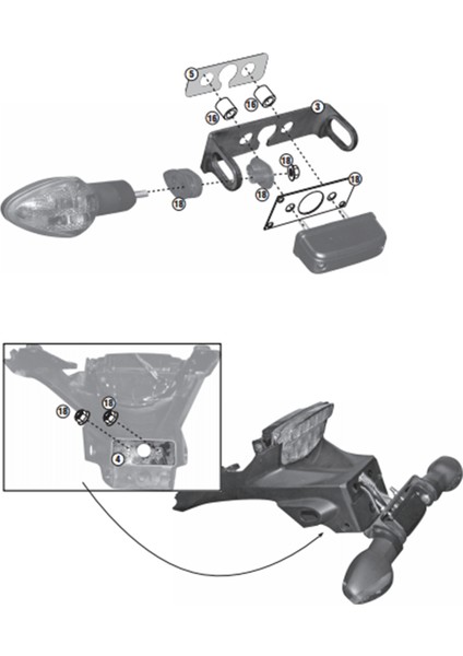 KLX1104 HONDA VFR 800X CROSSRUNNER (11-14) Yan Çanta Taþıyıcı fırsatları