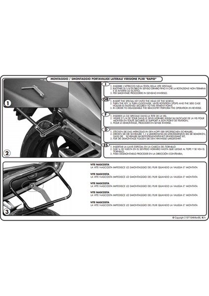 Gıvı Plxr366 Yamaha Fz8-Fazer8 (10-15) Yan Çanta Taşıyıcı indirimleri