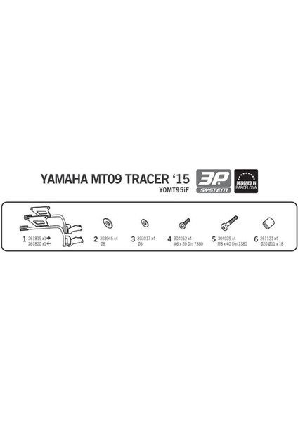 Yamaha MT-09 2015 Yan Çanta Taşıyıcı modelleri