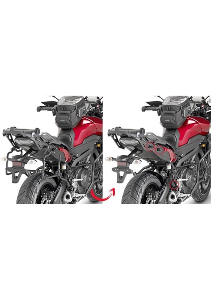 KLR2122 YAMAHA TRACER 900 (15-17) Yan Çanta Taþıyıcı