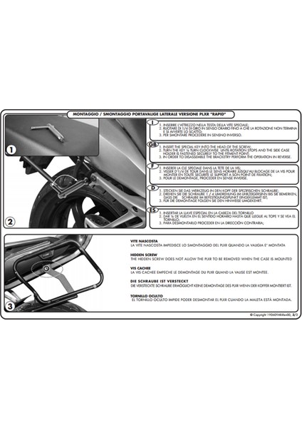 Gıvı Plxr691 Bmw K 1200r (05-08) - K 1300r (09-16) Yan Çanta Taşıyıcı fırsatları