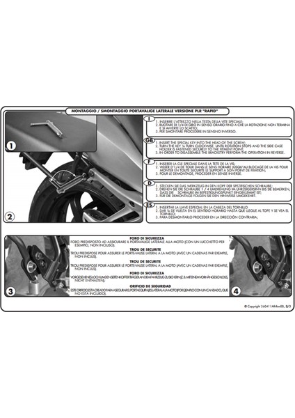 Gıvı Plr6401 Trıumph Tıger 800 - Tıger 800 Xc - Tıger 800 Xr (11-16) Yan Çanta Taşıyıcı fırsatları
