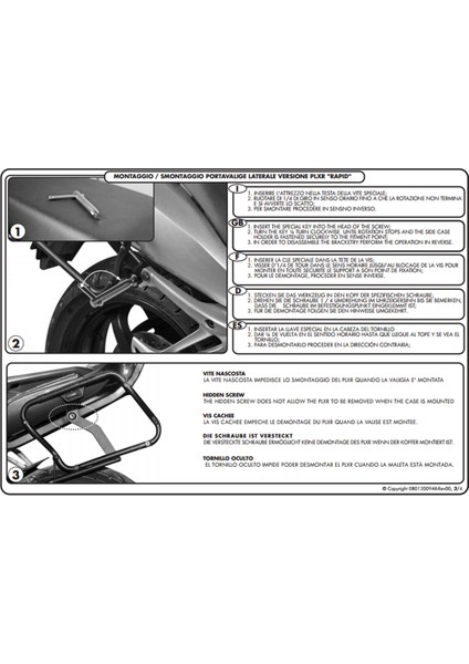 Gıvı Plxr359 Yamaha Fz1 Fazer 1000 (06-15) Yan Çanta Taşıyıcı fırsatları