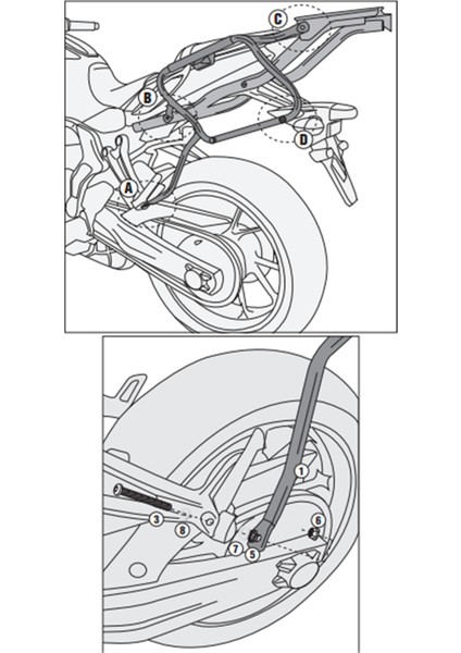Gıvı Plx2118 Yamaha Mt-07 (14-17) Yan Çanta Taşıyıcı fırsatları