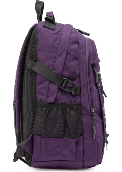 Young 51537 Purple Mor Unisex Çok Cepli Suya Dayanıklı Sırt Çantası modelleri