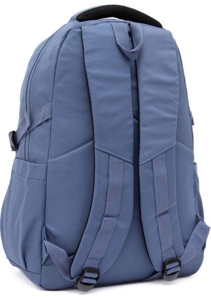 Young 51585 Blue Mavi Unisex Çok Cepli Anahtarlık Aksesuarlı Suya Dayanıklı Sırt Çantası fırsatları
