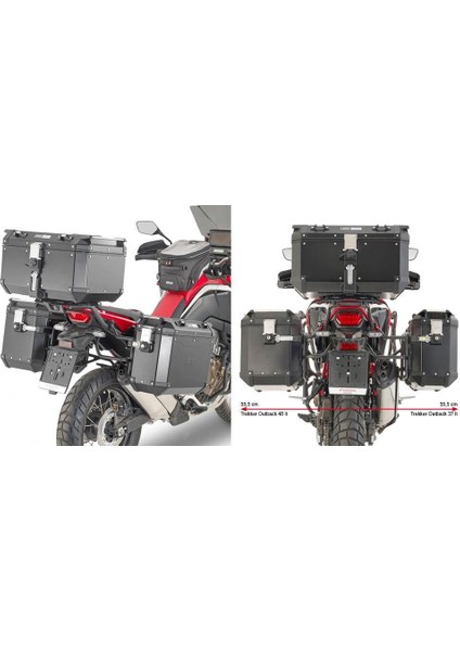 Gıvı PLO1179CAM Honda CRF1100L Afrıca Twın (20) Yan Çanta Taşıyıcı