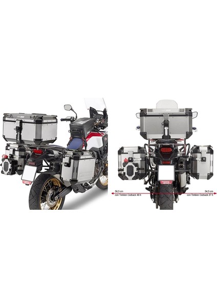 Gıvı Pl1144cam Honda Crf1000 Afrıca Twın (16-17) Yan Çanta Taşıyıcı