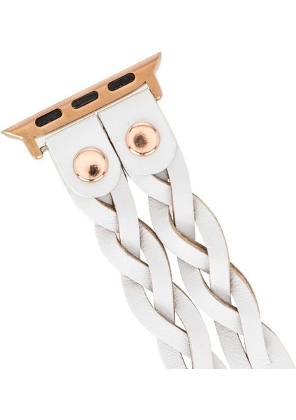 Apple Watch Uyumlu Deri Kordon York Double Tour F3 modelleri