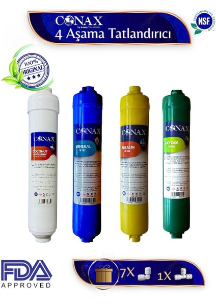 Su Arıtma Alkali Mineral Detox Tatlandırıcı Filtre