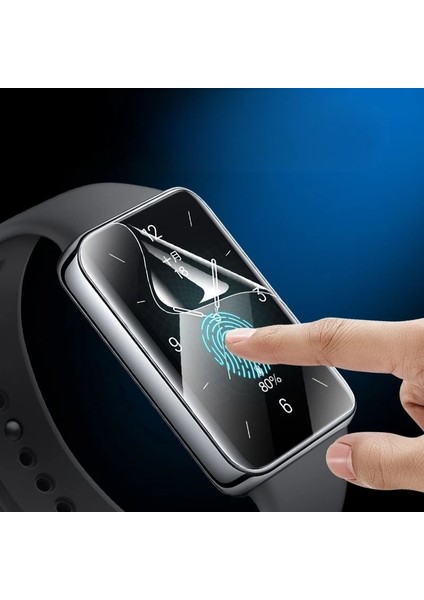Xiaomi Smart Band 10 Uyumlu 3 Adet Şeffaf Ultra Koruyucu Nano Jelatin