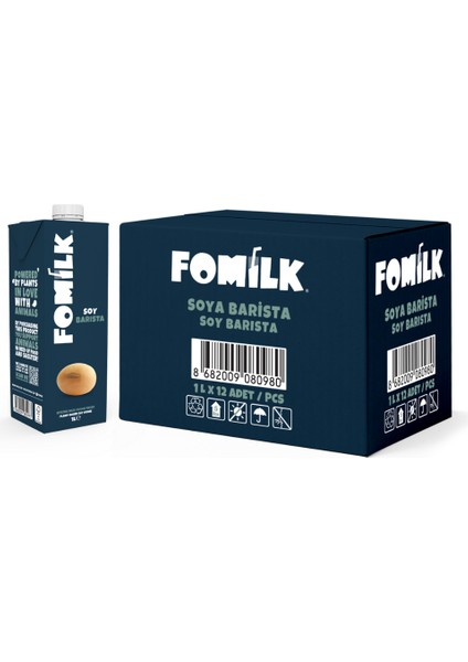 Soya Barista 1 L x 12 Adet