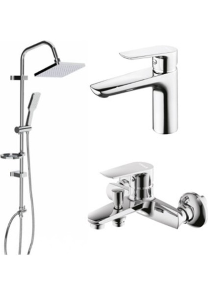 SH640 Solo 3'lü Duş Seti Takımı