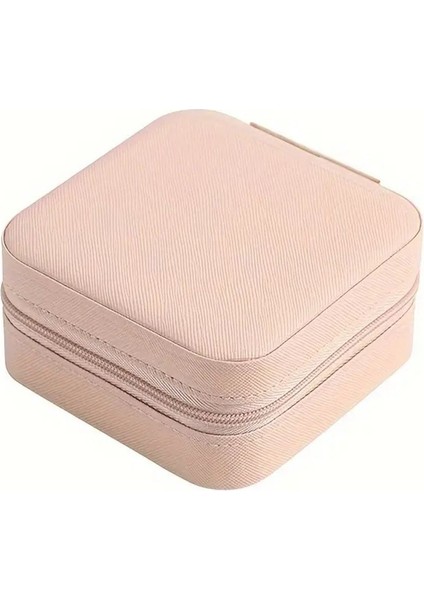 Mini Takı Organizeri, 2 Bölmeli, Seyahat Dostu, 10cm, Şık ve Kullanışlı Pembe Tasarım fiyatları