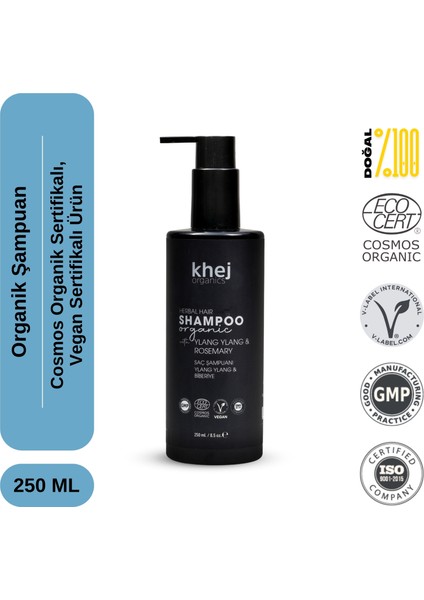 Organik Şampuan (Normal, Kuru ve Hasarlı Saçlar Için) 250ML