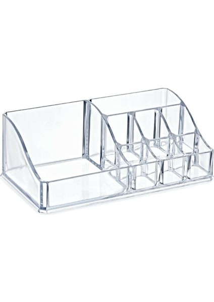 Beyaz Kozmetik Düzenleyici, Şık ve Kullanışlı Banyo Organizasyonu İçin İdeal