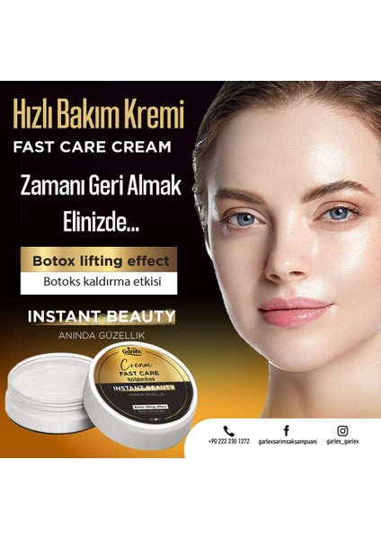 Hızlı Bakım Botoks Kremi 125ML (Anlık Lifting Kaldırıcı Etki) modelleri