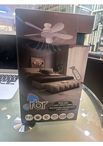 30W Işıklı Pervane