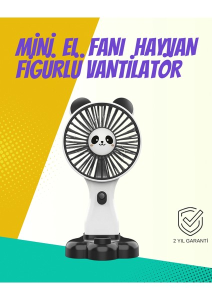 Çok Fonksiyonlu Mini El Fanı – Sessiz & Güçlü Yaz Yardımcısı