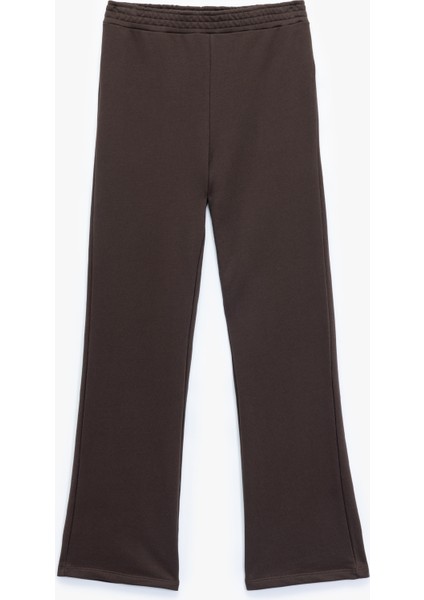 Slim Fit Düz Paça Eşofman Altı