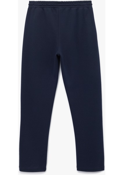 Pamuklu Cepli Çizgi Detaylı Beli Bağcıklı Eşofman Altı fiyatları