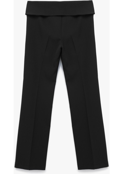 Slim Fit Beli Kat Detaylı Ispanyol Paça Pantolon fiyatları