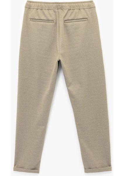 Straight Fit Pike Kumaş Cep Detaylı Beli Bağcıklı Pantolon fiyatları