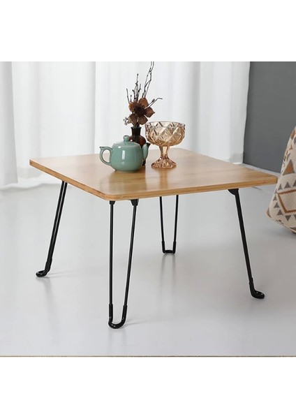 Bambu Metal Ayaklı Katlanabilir Kare Masa modelleri