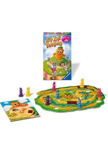 248810 Ravensburger - Zıpzıp Tavşan - Seyahat Boy Kutu Oyunu fırsatları