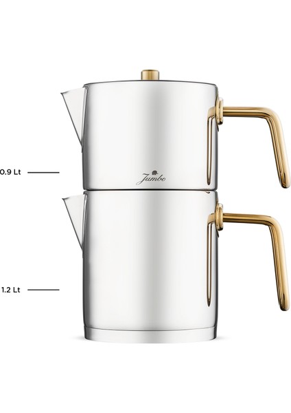 Metalix Midi Çaydanlık Titanyum Gold fiyatları