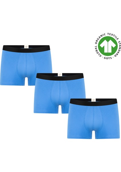 Gots Sertifikalı Organik Pamuk Erkek Trunk Boxer Iç Çamaşırı
