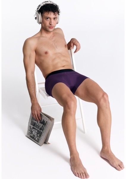 Gots Sertifikalı Organik Pamuk Erkek Trunk Boxer Iç Çamaşırı fırsatları