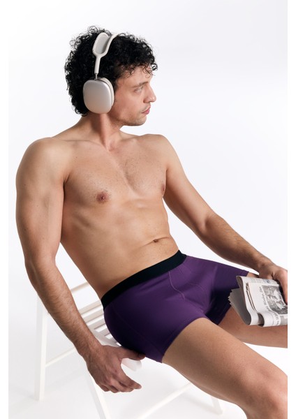 Gots Sertifikalı Organik Pamuk Erkek Trunk Boxer Iç Çamaşırı indirimleri