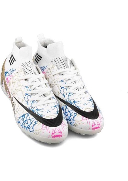 Air Laliga Yarı Profesyonel Çoraplı Çim-Halı Saha Kauçuk Taban Unisex Futbol Ayakkabısı fiyatları