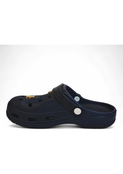 3010 Lacivert Crks Taşlı Havuz Plaj Çizgili Bayan Terlik indirimleri