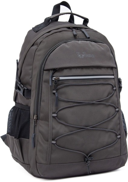 Young 51537 Grey Gri Unisex Çok Cepli Laptop Bölmeli Suya Dayanıklı Sırt Çantası fiyatları