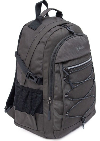 Young 51537 Grey Gri Unisex Çok Cepli Laptop Bölmeli Suya Dayanıklı Sırt Çantası indirimleri