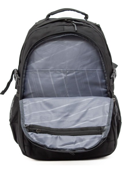 Young 51537 Black Siyah Unisex Çok Cepli Suya Dayanıklı Sırt Çantası