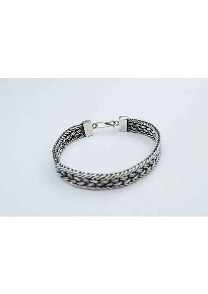 El Örmesi Papağan Kilitli Gümüş Erkek Bileklik fırsatları