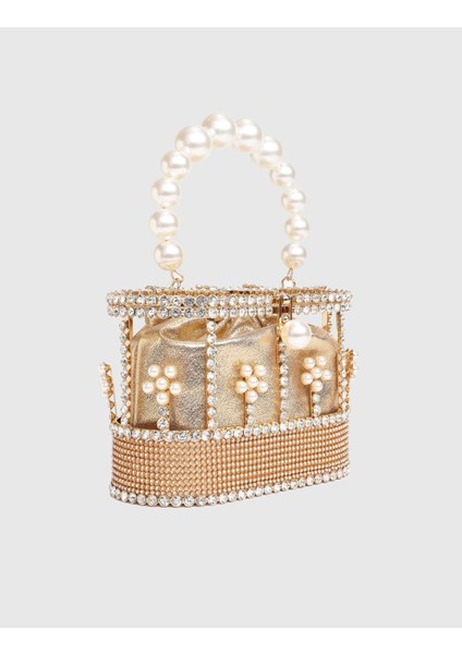 Kranj Altın Renk Kadın Portföy Çanta