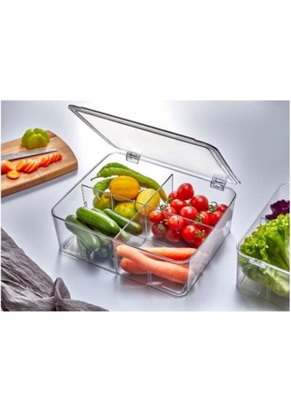 Turuncu Kristal Organizer AS-112 Mimoza MMZ-2101, Şık ve Düzenli Saklama Çözümü