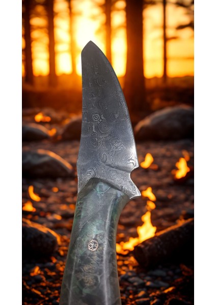 Korbon Damascus Bıçak Stabilize Sap (KOR015) fiyatları