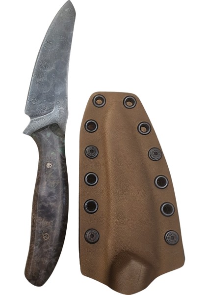 Korbon Damascus Bıçak Stabilize Sap (KOR015) modelleri
