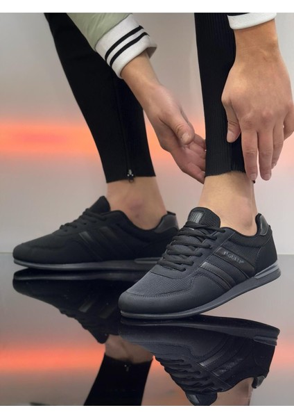 Düz Taban Sneaker Ayakkabı Erkek Spor Bez Spor